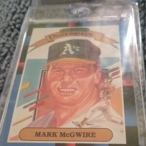 Mark McGwire Diamond Kings Baseball Card